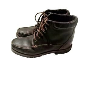 Cahaan Mens Country Leather Chukka Boots Brown Size 8.5